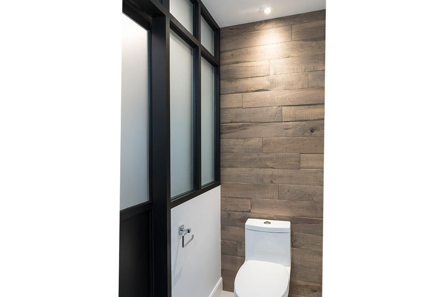 Mur accent en bois
